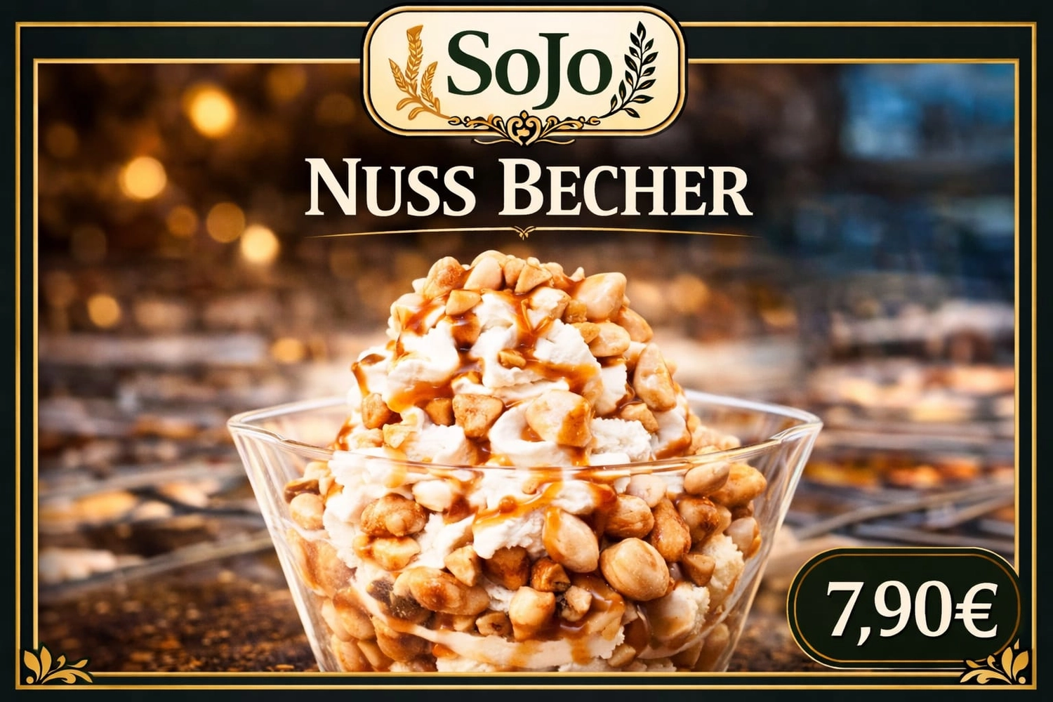 SoJo - Lebensmittelproduktion & Handel - NUSS BECHER