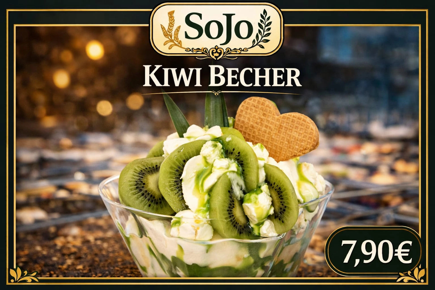 SoJo - Lebensmittelproduktion & Handel -KIWI BECHER