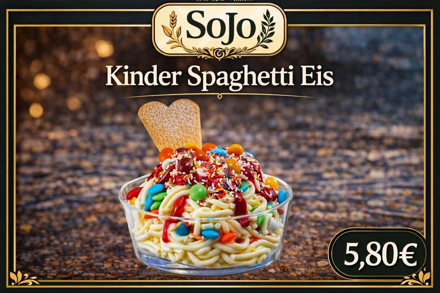 SoJo - Lebensmittelproduktion & Handel -Kinder Spaghetti