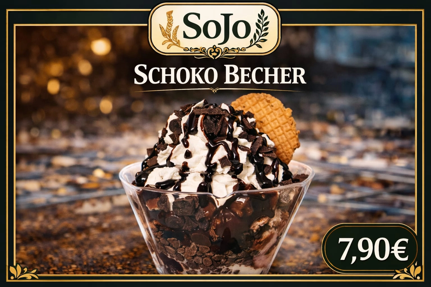 SoJo - Lebensmittelproduktion & Handel -SCHOKO BECHER