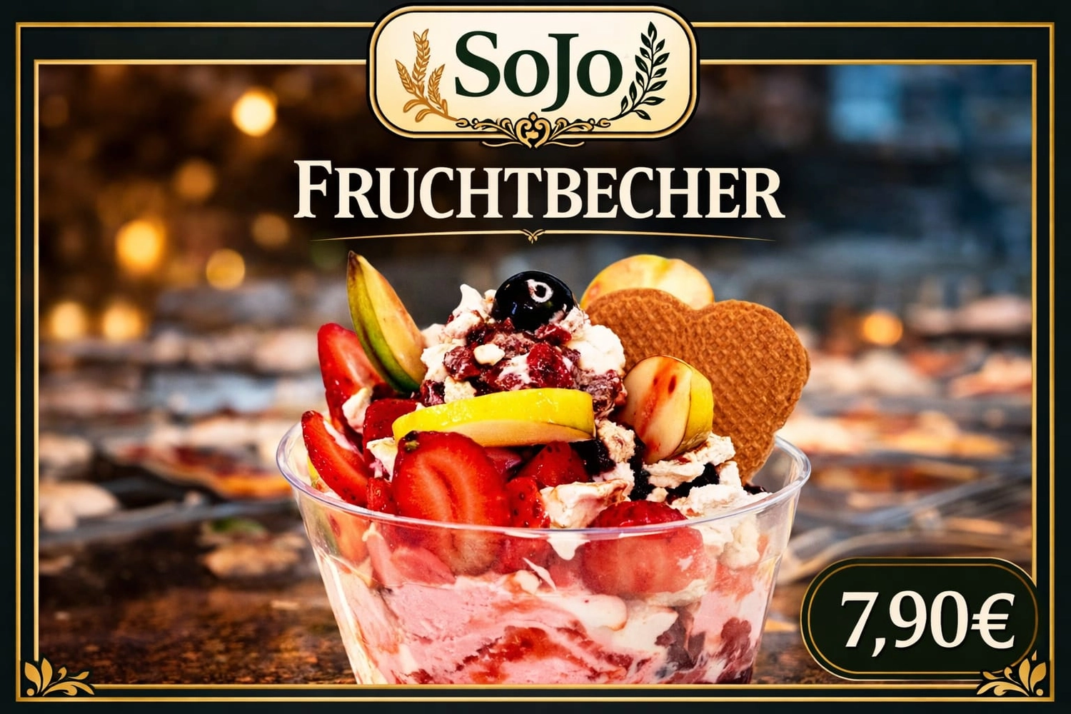 SoJo - Lebensmittelproduktion & Handel - FRUCHTBECHER